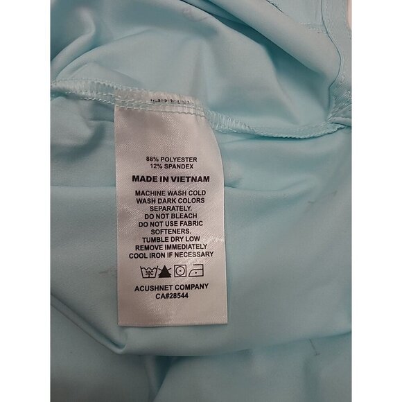 FootJoy FJ Polo Shirt Men's Size XL Mint Green Golf Flag All Over Print - Picture 6 of 9